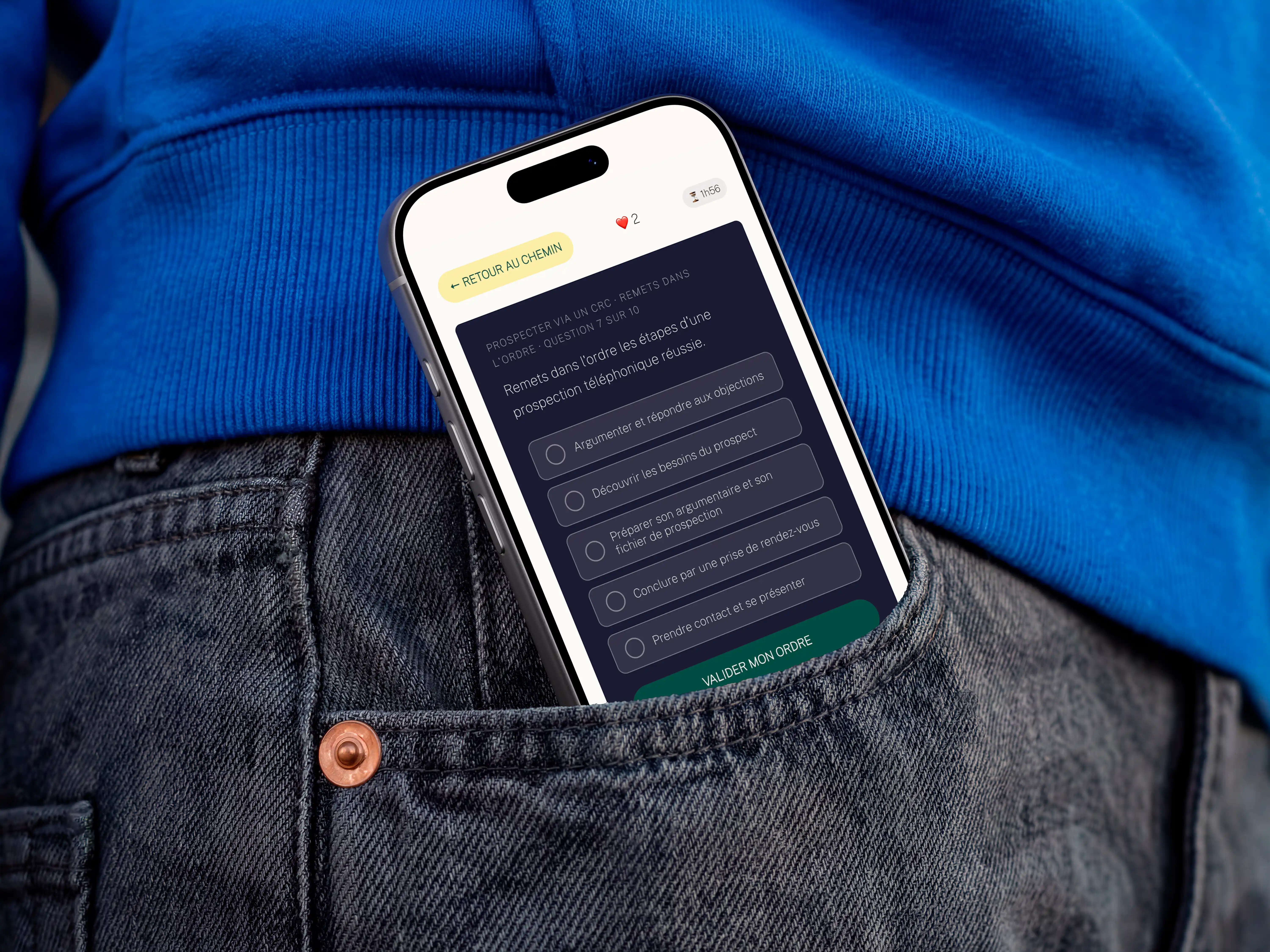 Une expérience pensée mobile en priorité
